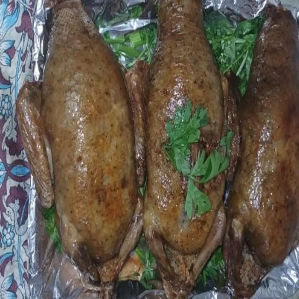 حمام محشي محمر